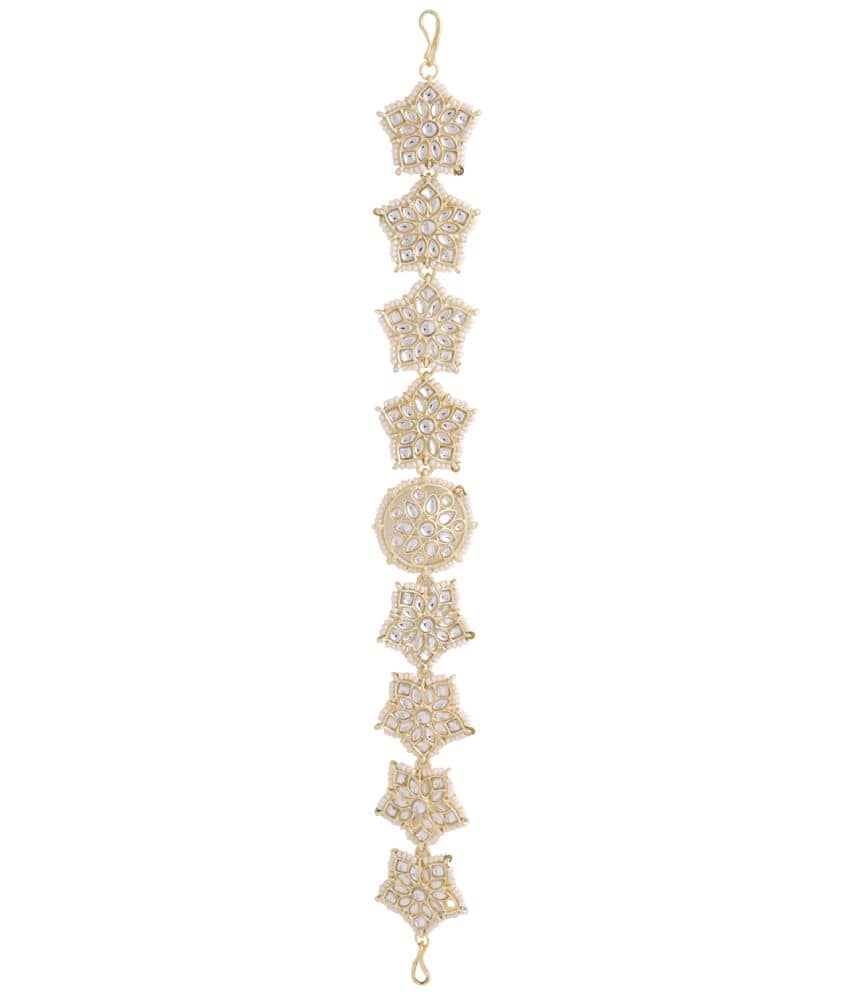 VIRAASI - White Hair Accessories ( Pack of 1 ) - Jewellery Sets | Buy online on ZillyBuy