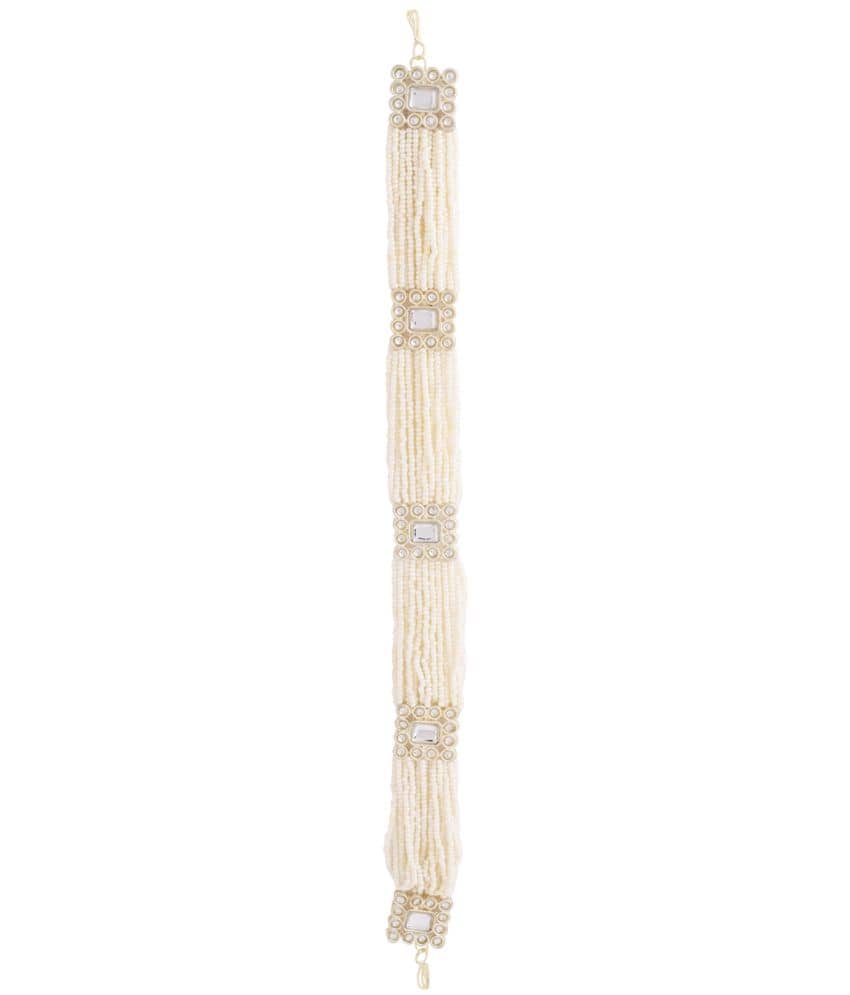 VIRAASI - White Hair Accessories ( Pack of 1 ) - Jewellery Sets | Buy online on ZillyBuy