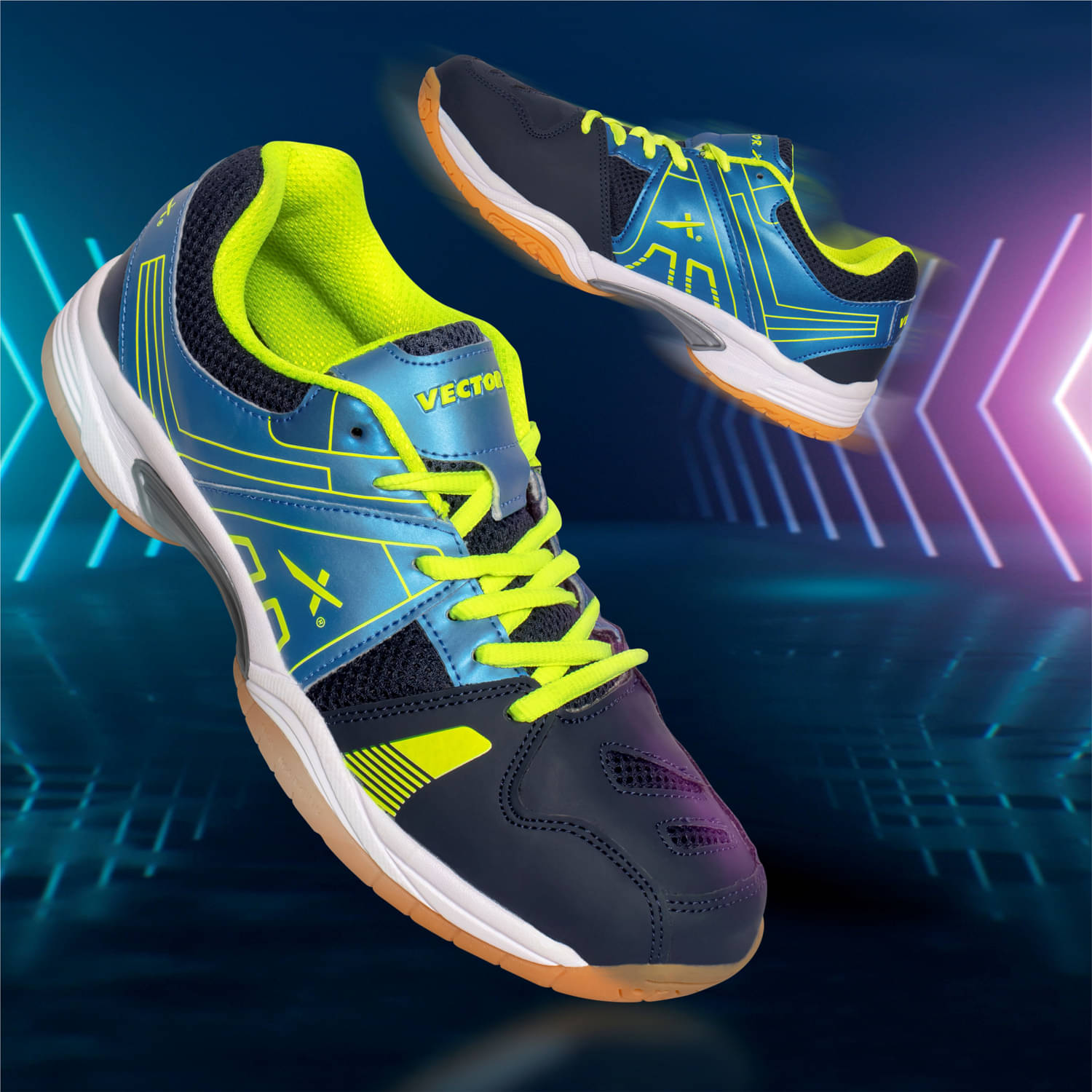     			Vector X Perfecto Court Shoe Non-Marking Blue Unisex