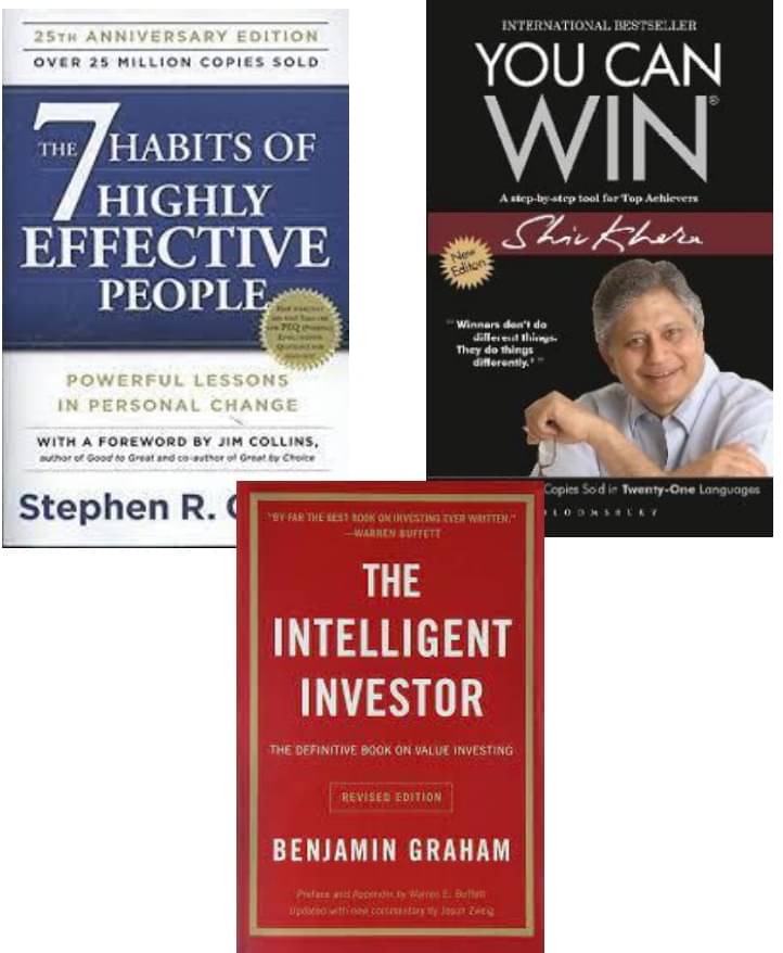 7 habits of highly effective people + You Can Win + The Intelligent Investor 7 habits of highly effective people + You Can Win + The Intelligent Investor