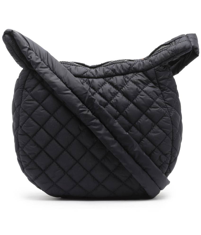     			Anekaant Sling Bag Polyster Set of 1 ( Black )