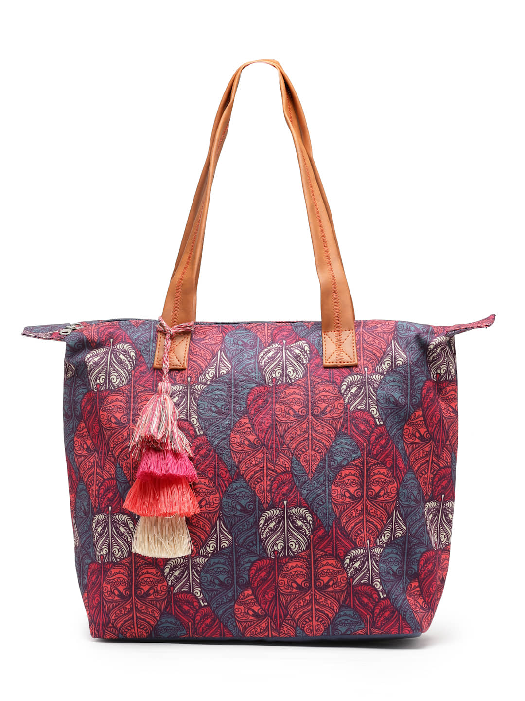 Anekaant Tote Bag Cotton Set of 1 ( Navy Blue ) - Handbags | Buy online on ZillyBuy