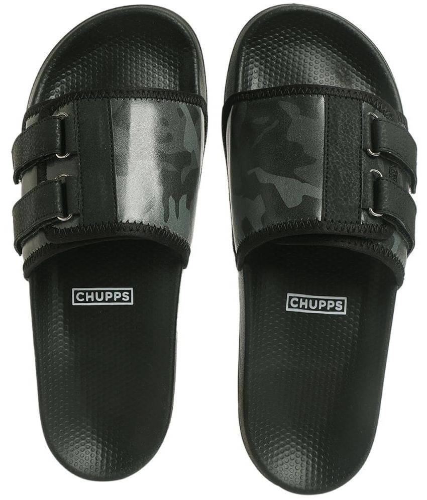     			CHUPPS - Green Men's Slide Flip Flop