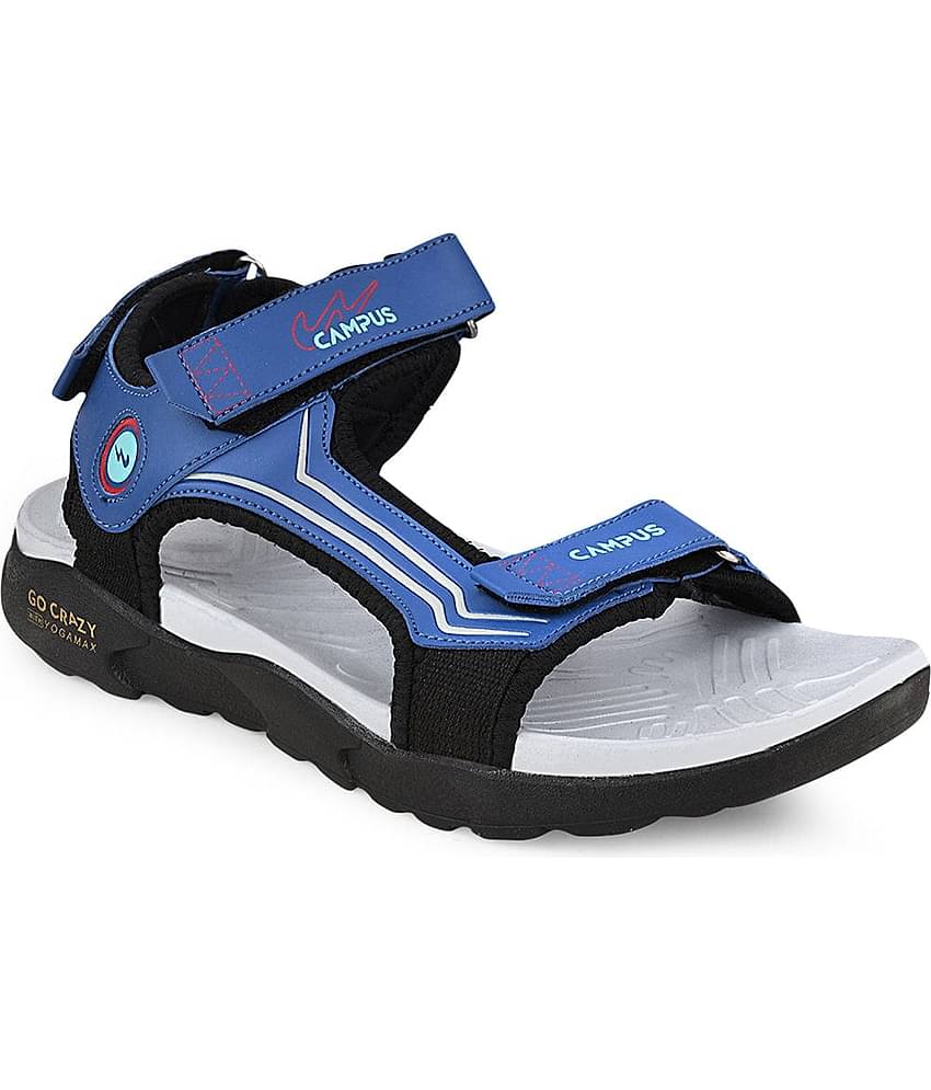Campus - Black Men's Floater Sandals