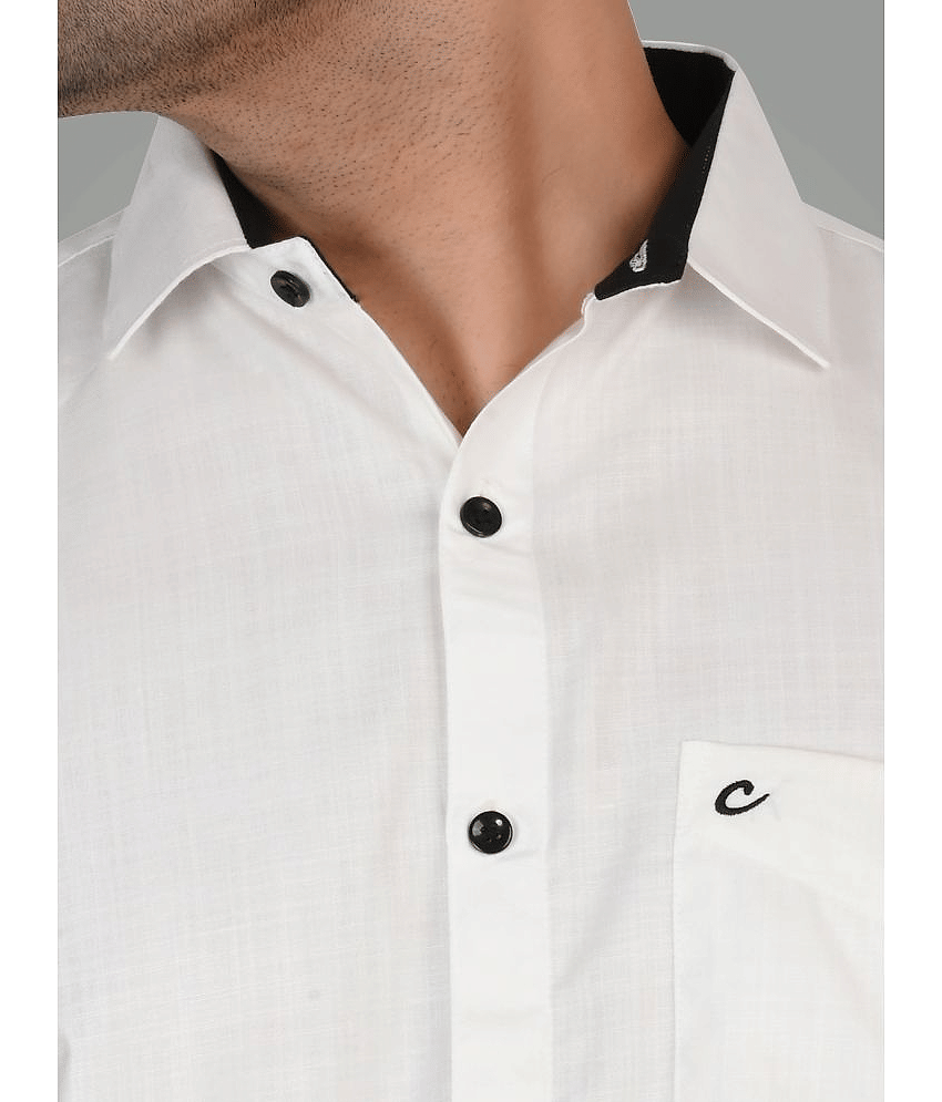 Comey Cotton Blend Regular Fit Full Sleeves Men's Formal Shirt - Brown ( Pack of 1 )