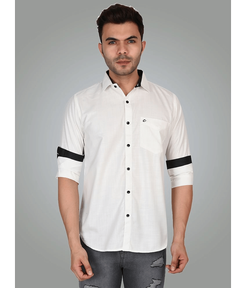 Comey Cotton Blend Regular Fit Full Sleeves Men's Formal Shirt - Brown ( Pack of 1 )