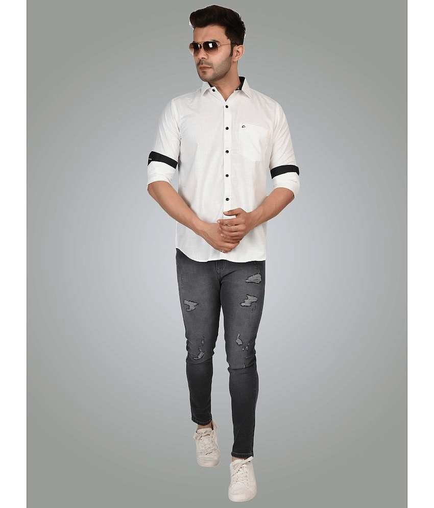 Comey Cotton Blend Regular Fit Full Sleeves Men's Formal Shirt - Brown ( Pack of 1 )