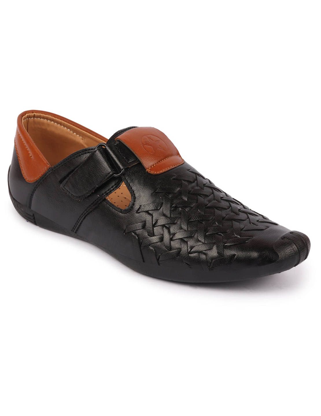     			Fausto - Black Men's Sandals