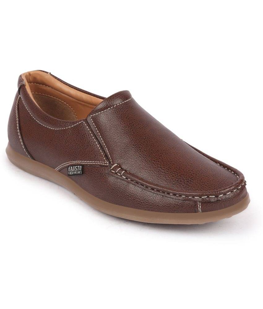     			Fausto Brown Men's Slip on