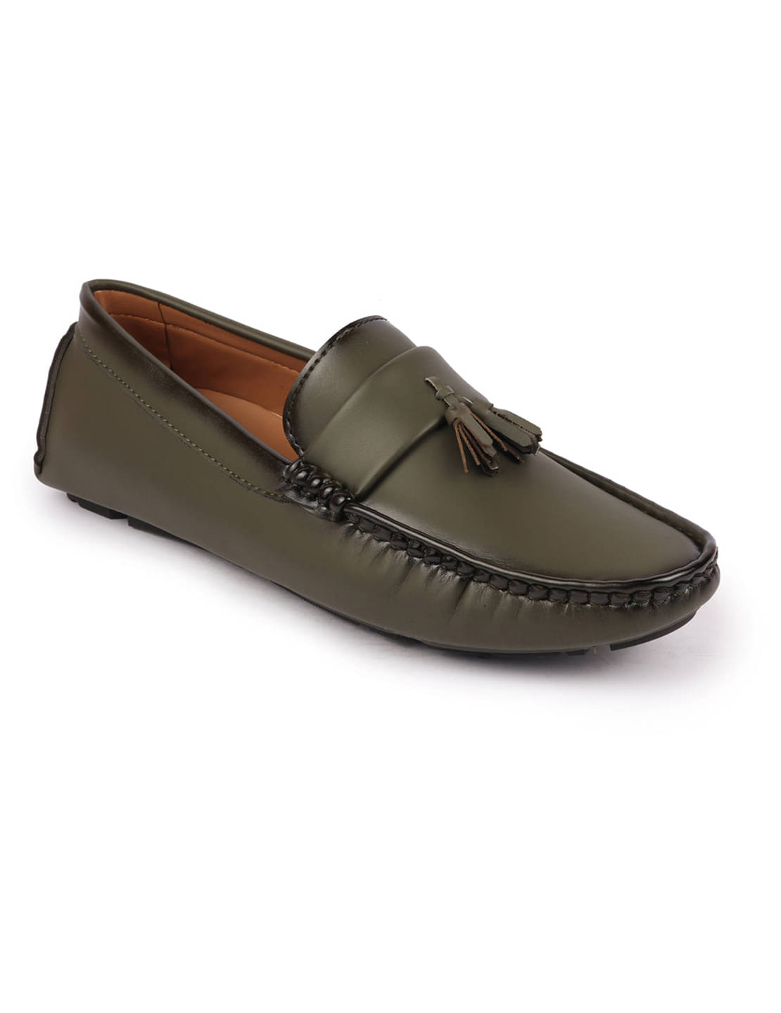     			Fausto - Olive Men's Tassel