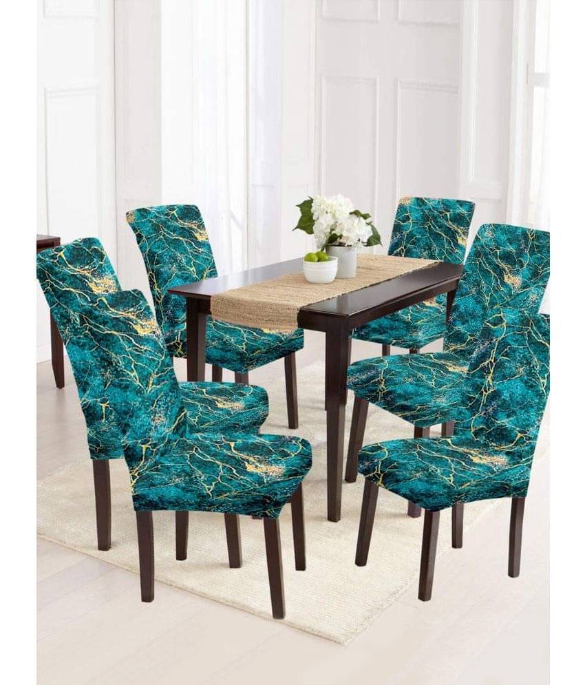     			Cortina - 1 Seater Polyester Chair Cover ( Pack of 6 )