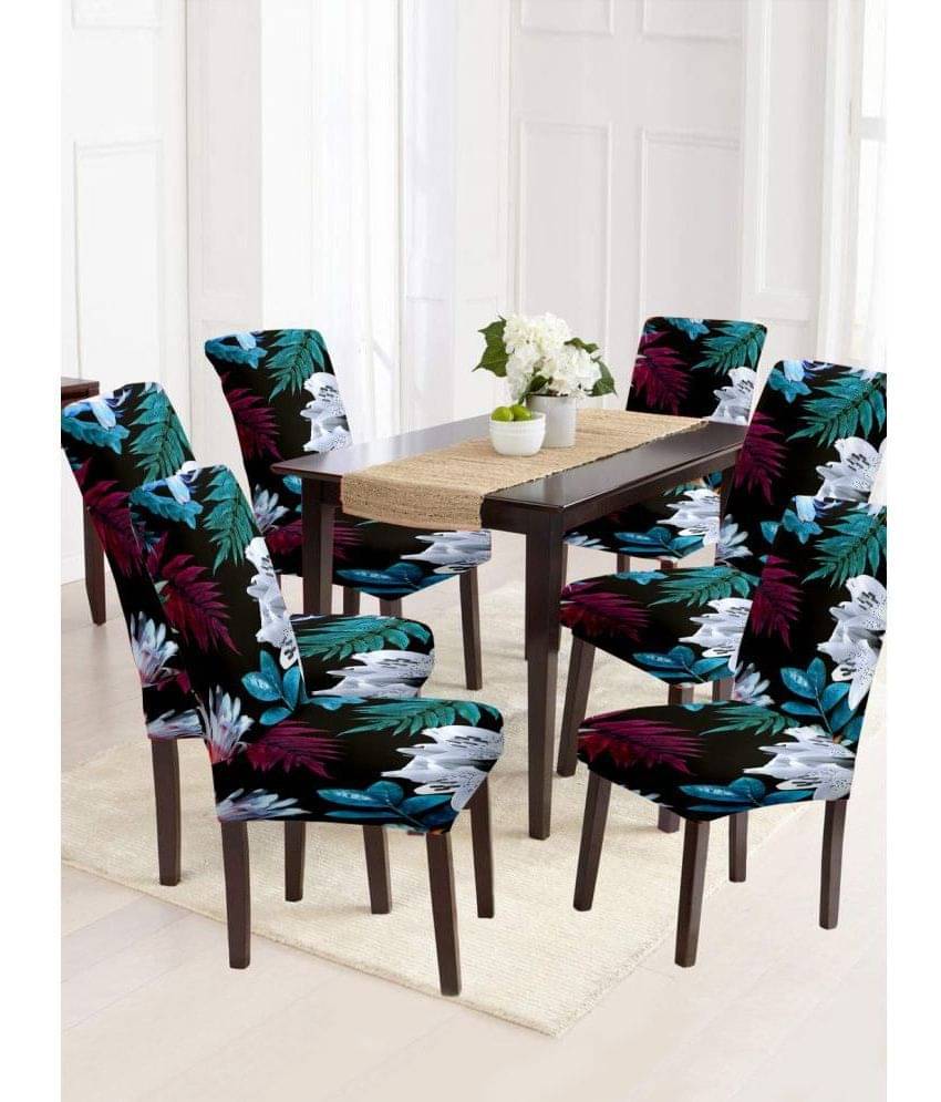     			Cortina - 1 Seater Polyester Chair Cover ( Pack of 6 )