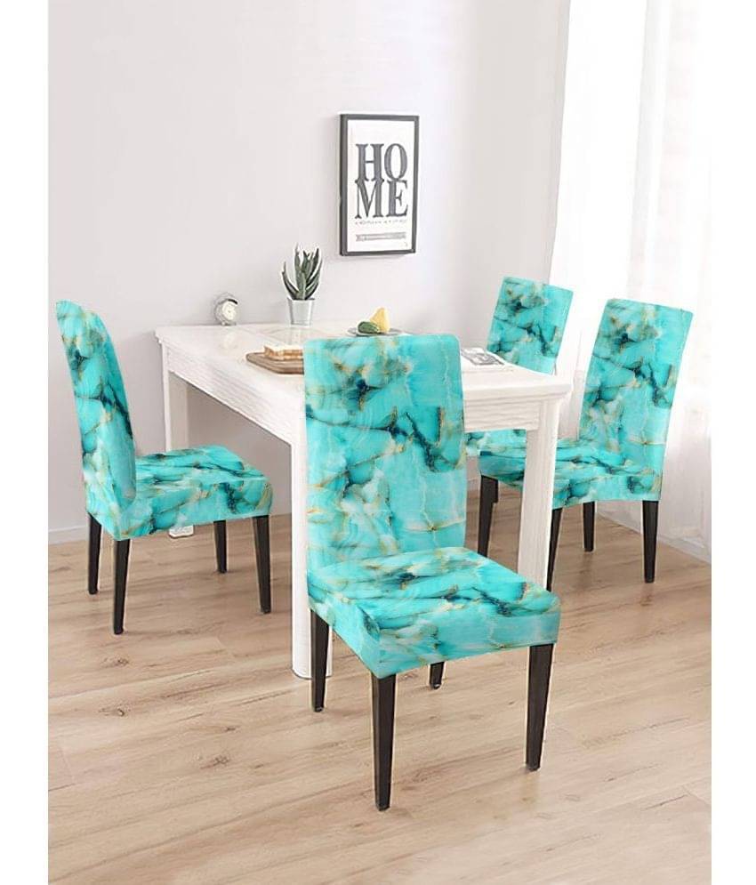     			Cortina - 1 Seater Polyester Chair Cover ( Pack of 4 )