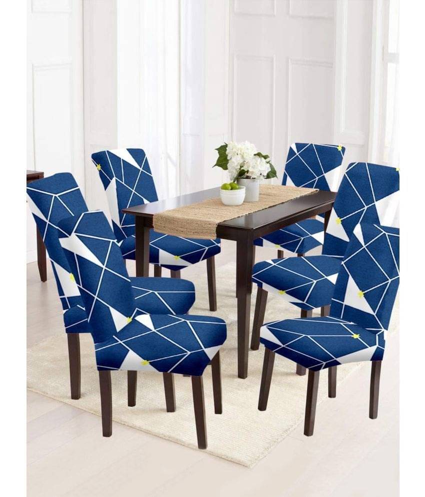    			Cortina - 1 Seater Polyester Chair Cover ( Pack of 6 )