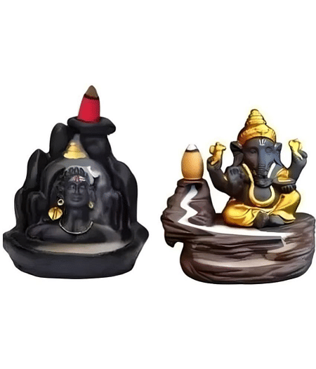     			Khushi Enterprises Smoke Backflow Showpiece 10 cm- (Pack of 2)