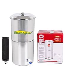 HomePro Manual Water Filter 21 L 21 Ltr Gravity Water Purifier