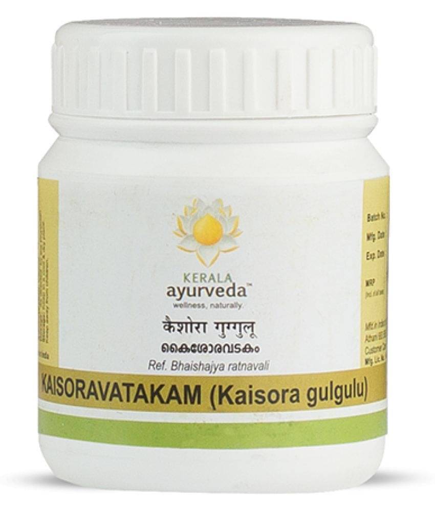 Kerala Ayurveda Kaisoravatakam Gulgulu, 50 Nos Kerala Ayurveda Kaisoravatakam Gulgulu, 50 Nos