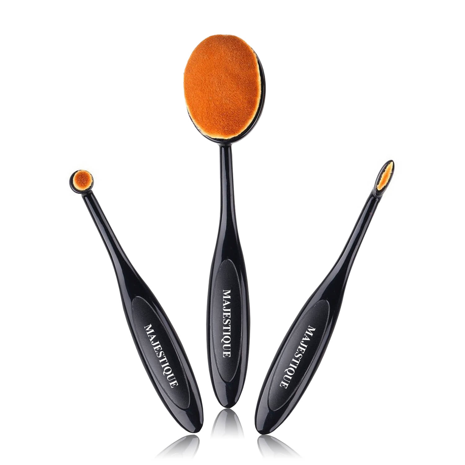Majestique Professional Eye Makeup Brush Set Concealer, Blush And Eye Shadow For Women And Girls