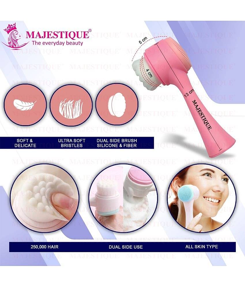 Majestique Face Exfoliator Brush Deep Pore Cleaning Wash Massage Soft Silicon Face Brush Scrubber