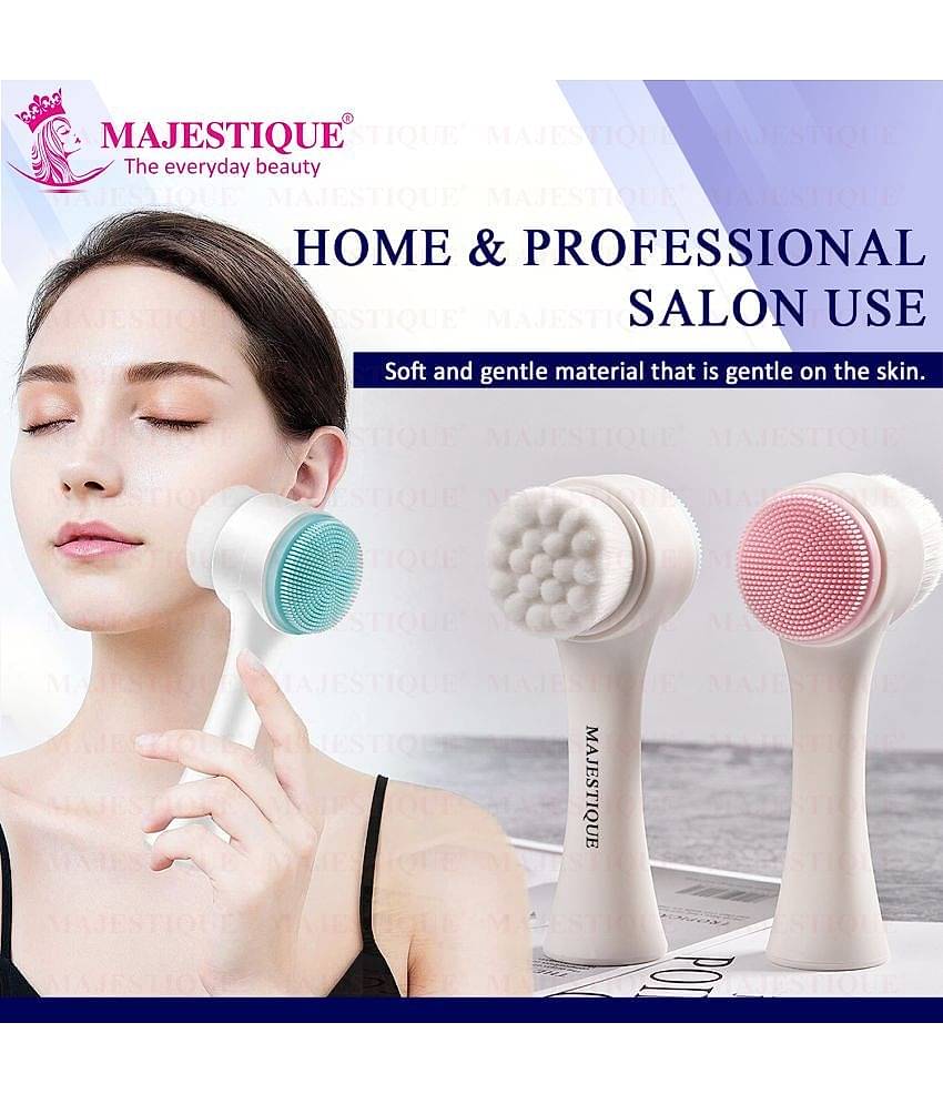 Majestique Face Exfoliator Brush Deep Pore Cleaning Wash Massage Soft Silicon Face Brush Scrubber