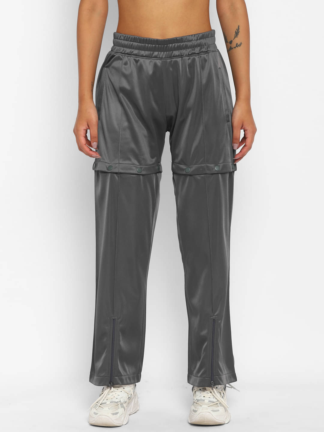     			OFF LIMITS - Grey Cotton Blend Women's Running Trackpants ( Pack of 1 )