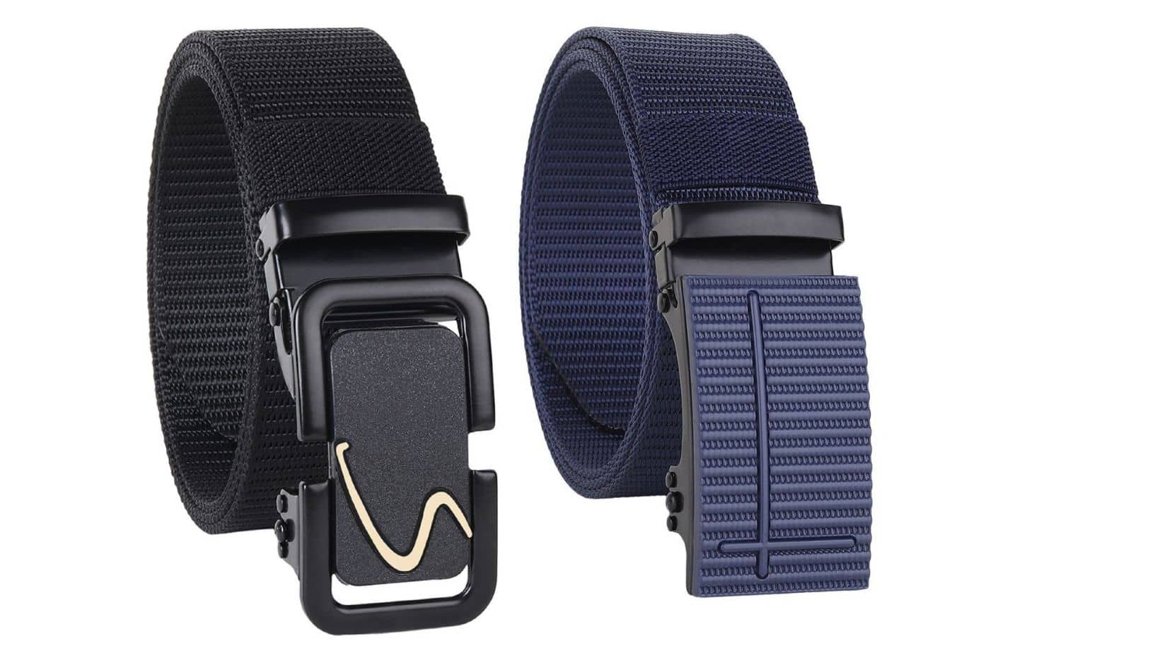 PlayHORN - Beige Nylon Men's Casual Belt ( Pack of 2 )