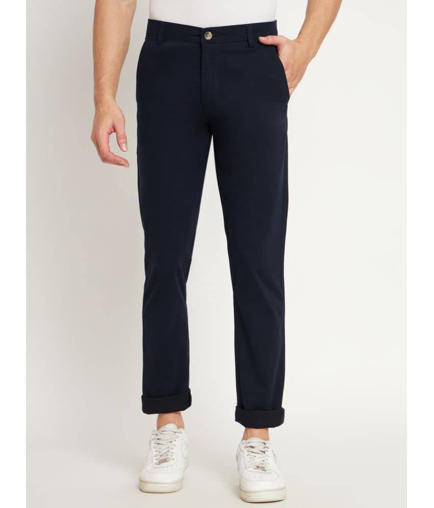 RAGZO Navy Blue Slim Chinos ( Pack of 1 ) - Trousers | Buy online on ZillyBuy