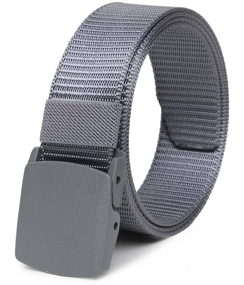 SILKSHOPPING - Brown Nylon Men's Casual Belt ( Pack of 1 )