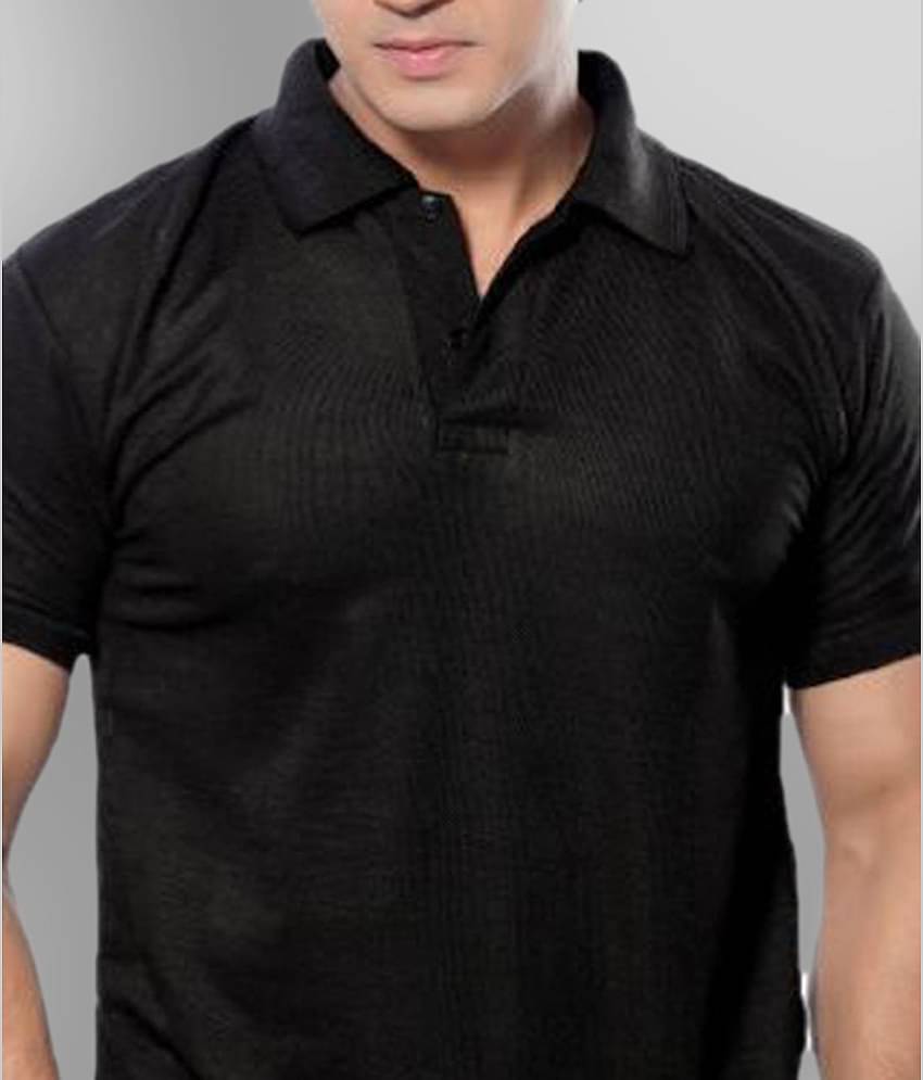 SKYRISE Pack of 2 Cotton Blend Slim Fit Solid Half Sleeves Men's Polo T Shirt ( Multicolor )