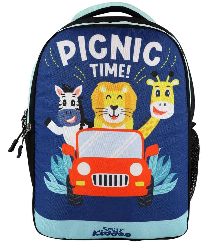     			Smily  kiddos 15 Ltrs Blue Polyester College Bag