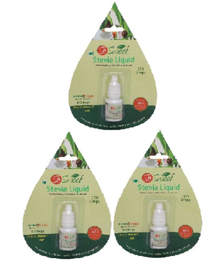 Sosweet Sugar Free Drop Natural sweetener Sugar Substitute Sprinkler 15 mL Pack of 3 Sosweet Sugar Free Drop Natural sweetener Sugar Substitute Sprinkler 15 mL Pack of 3