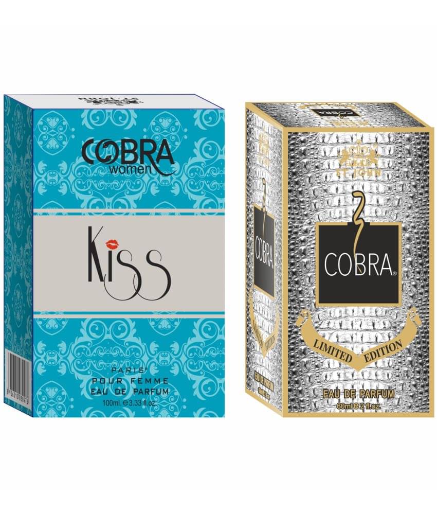 ST.JOHN Cobra Kiss 100ml & Cobra LTD 60ml Perfume Eau De Parfum (EDP) For Men 160ml- Pack of 2 ST.JOHN Cobra Kiss 100ml & Cobra LTD 60ml Perfume Eau De Parfum (EDP) For Men 160ml- Pack of 2