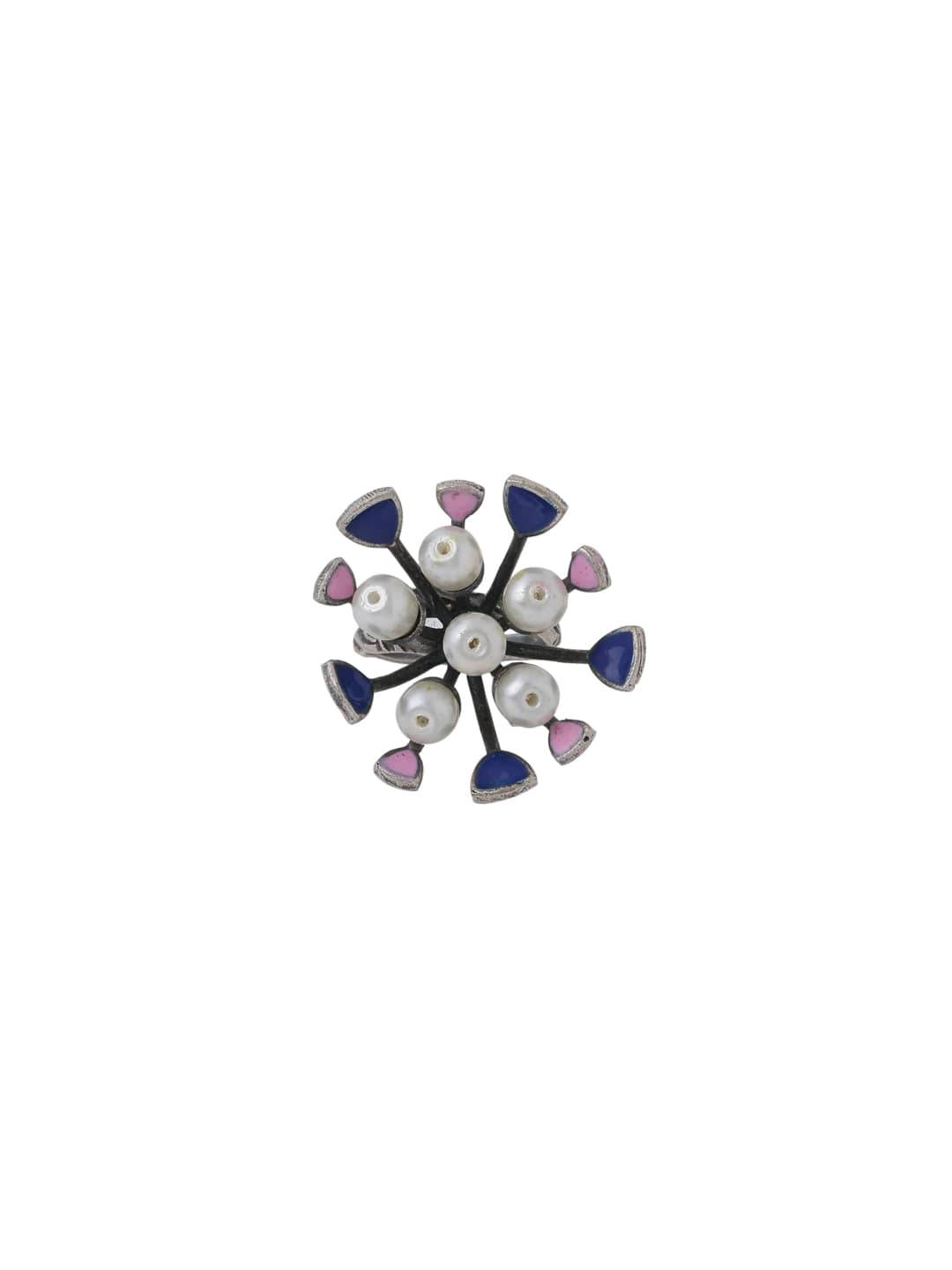 VIRAASI - White Contemporary Ring ( Pack of 1 )