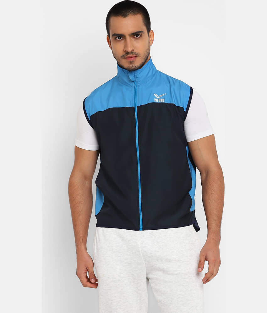 YUUKI - Navy Polyester Regular Fit Men's Quilted & Bomber Jacket ( Pack of 1 ) - Jackets & Coats | Buy online on ZillyBuy