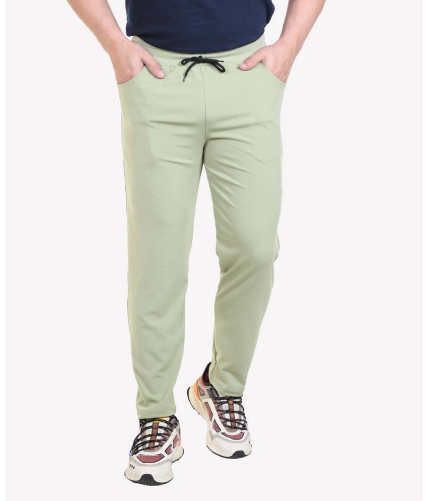 Bombay Velvet - Light Green Lycra Men's Trackpants ( Pack of 1 ) - Track Pants | Buy online on ZillyBuy