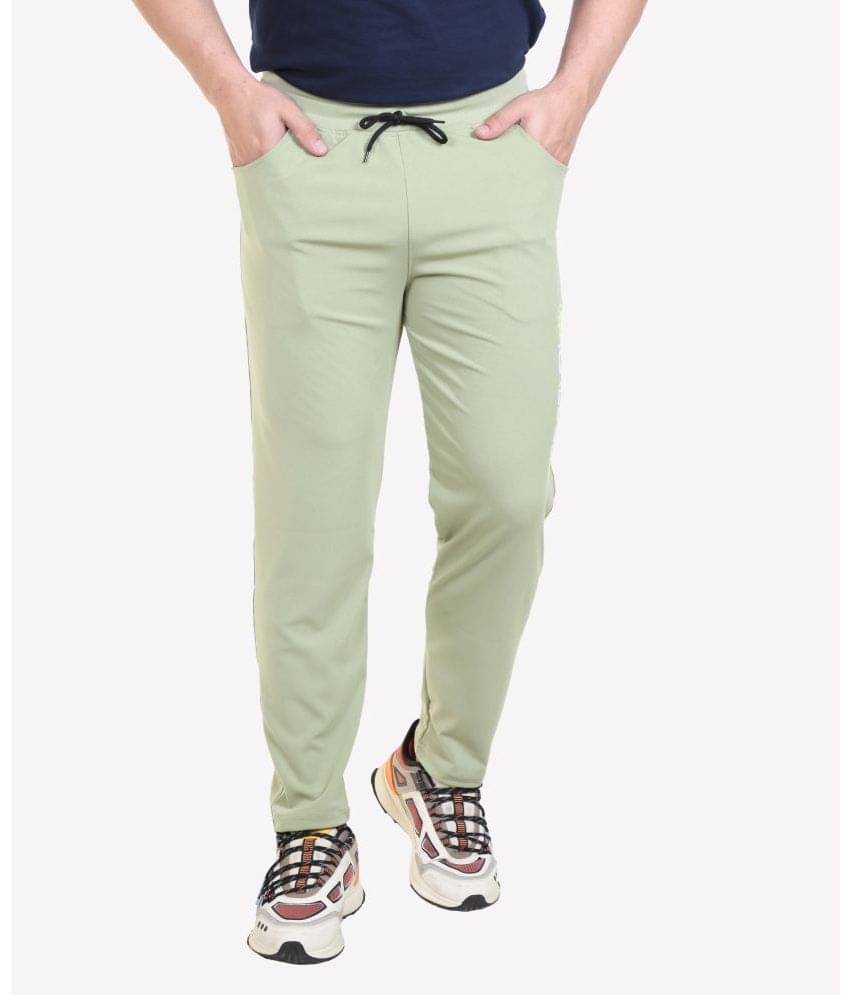 Bombay Velvet - Light Green Lycra Men's Trackpants ( Pack of 1 ) Bombay Velvet - Light Green Lycra Men's Trackpants ( Pack of 1 )