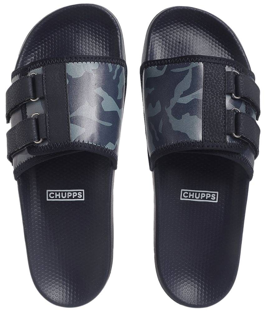     			CHUPPS - Blue Men's Slide Flip Flop