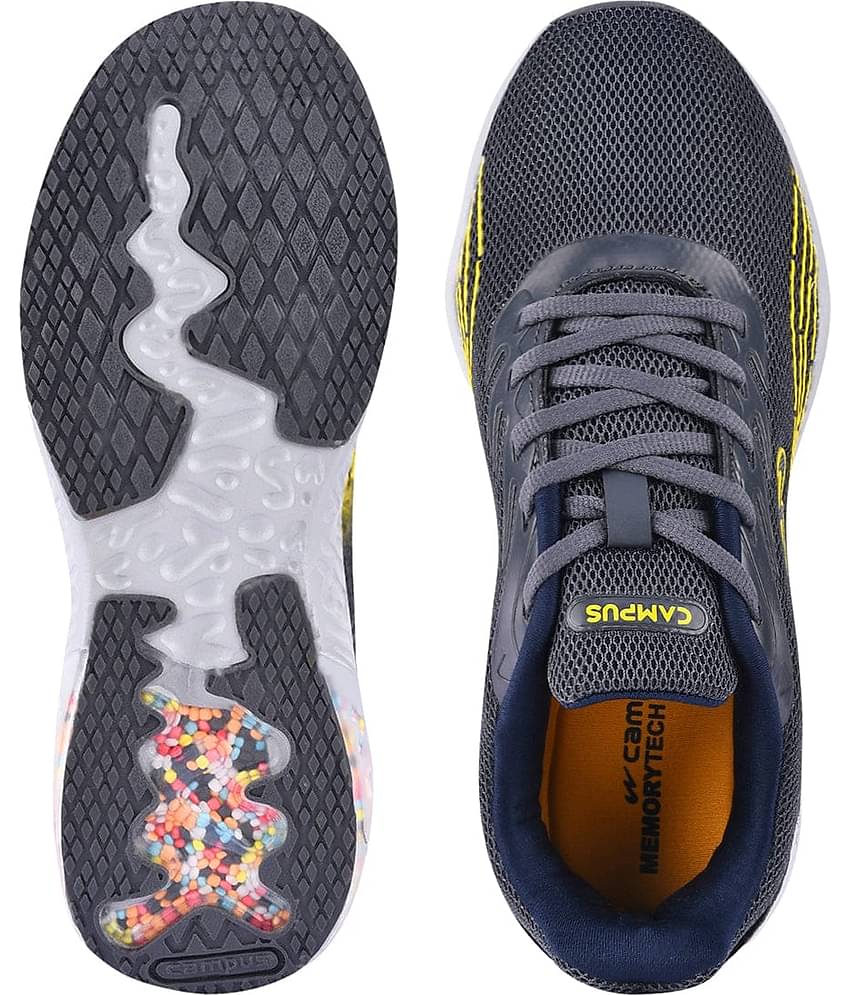 Campus - Dark Grey Boy's Sports Shoes ( 1 Pair )