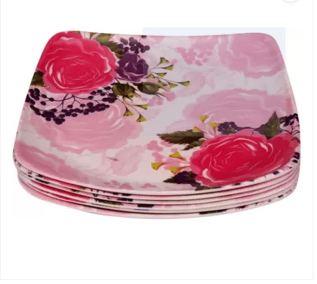     			Carnival 6 Pcs Melamine Multi Color Full Plate