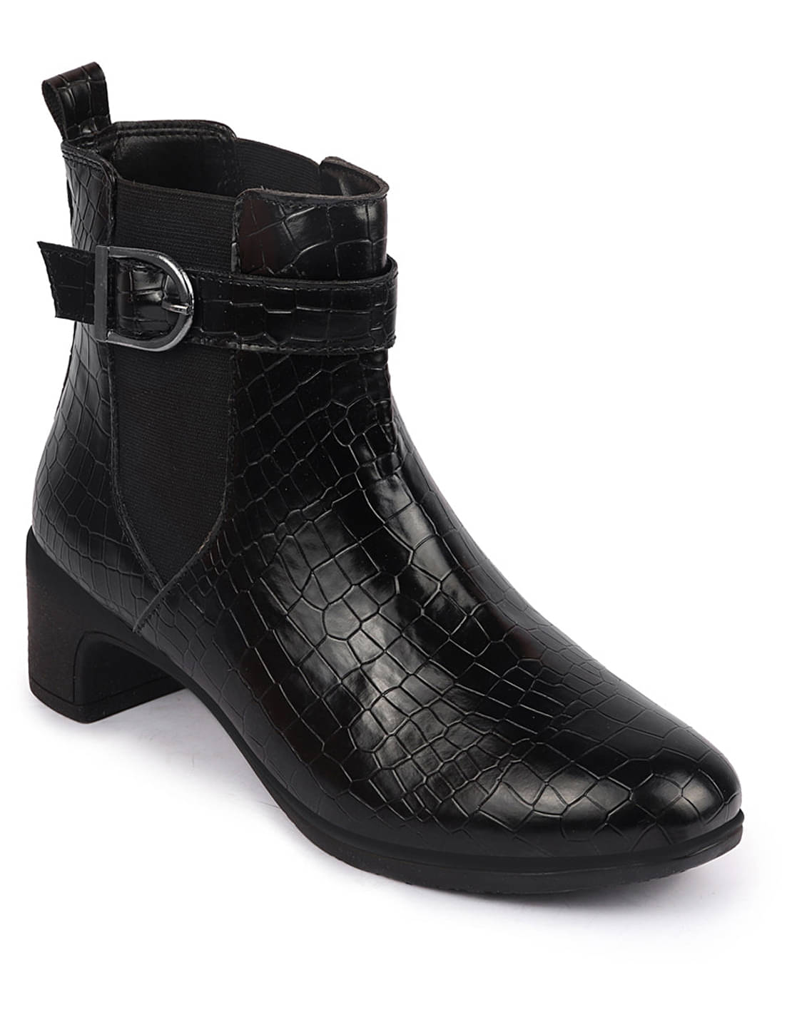 Fausto - Black Women's Ankle Length Boots Fausto - Black Women's Ankle Length Boots