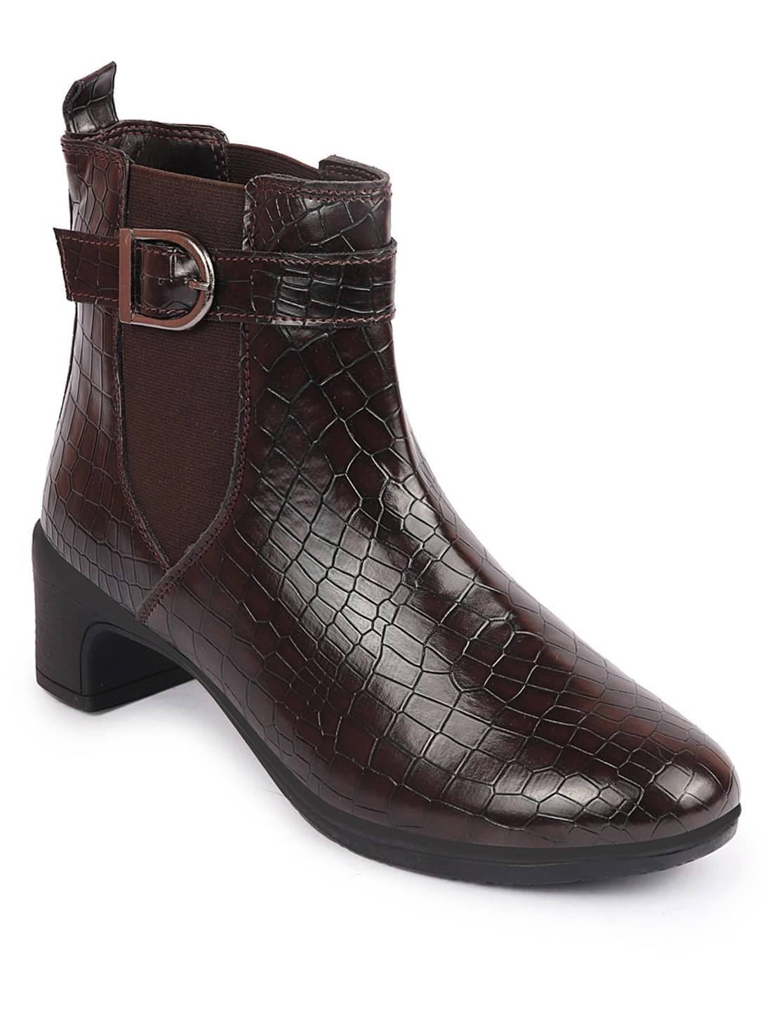 Fausto - Brown Women's Ankle Length Boots Fausto - Brown Women's Ankle Length Boots
