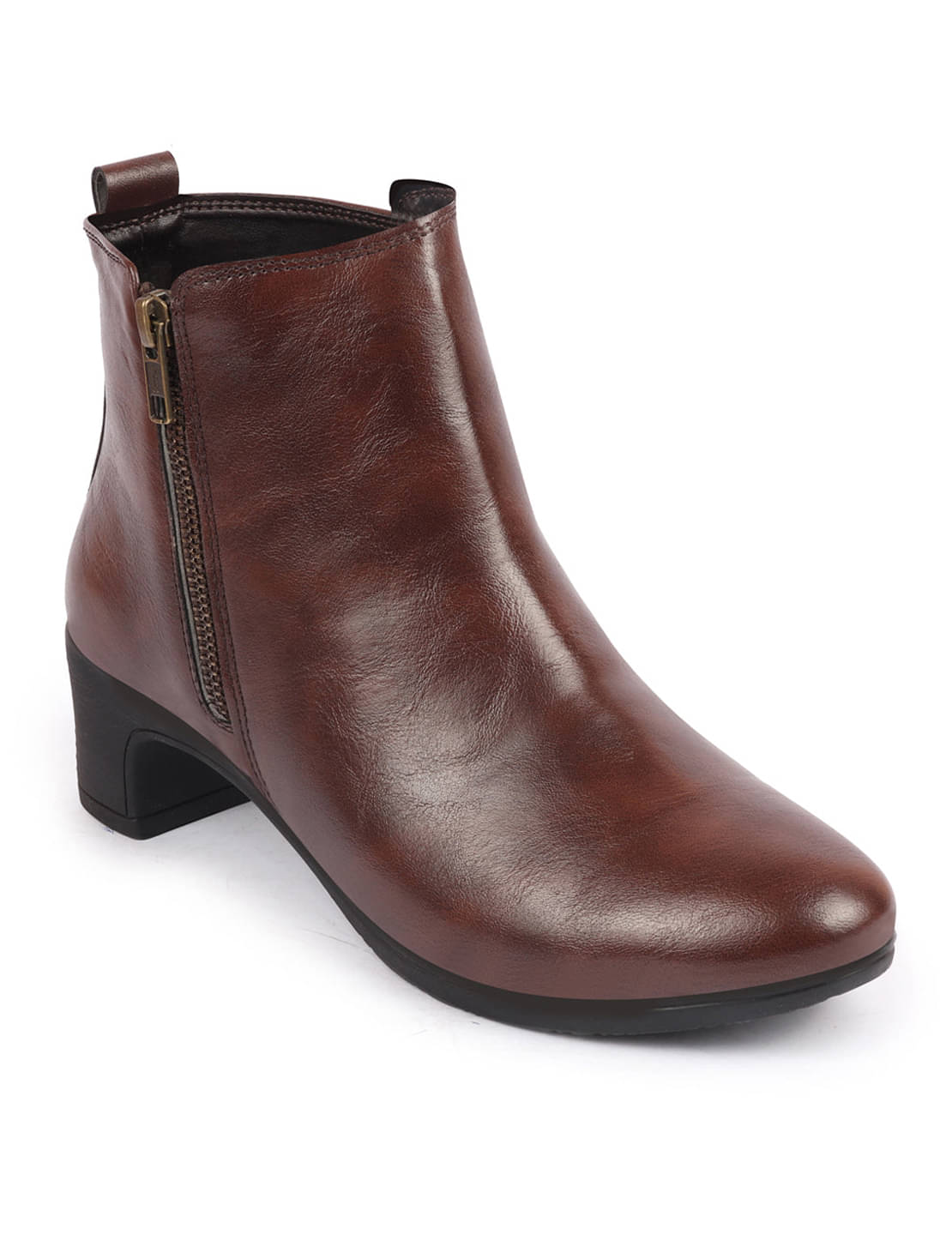 Fausto - Brown Women's Ankle Length Boots Fausto - Brown Women's Ankle Length Boots