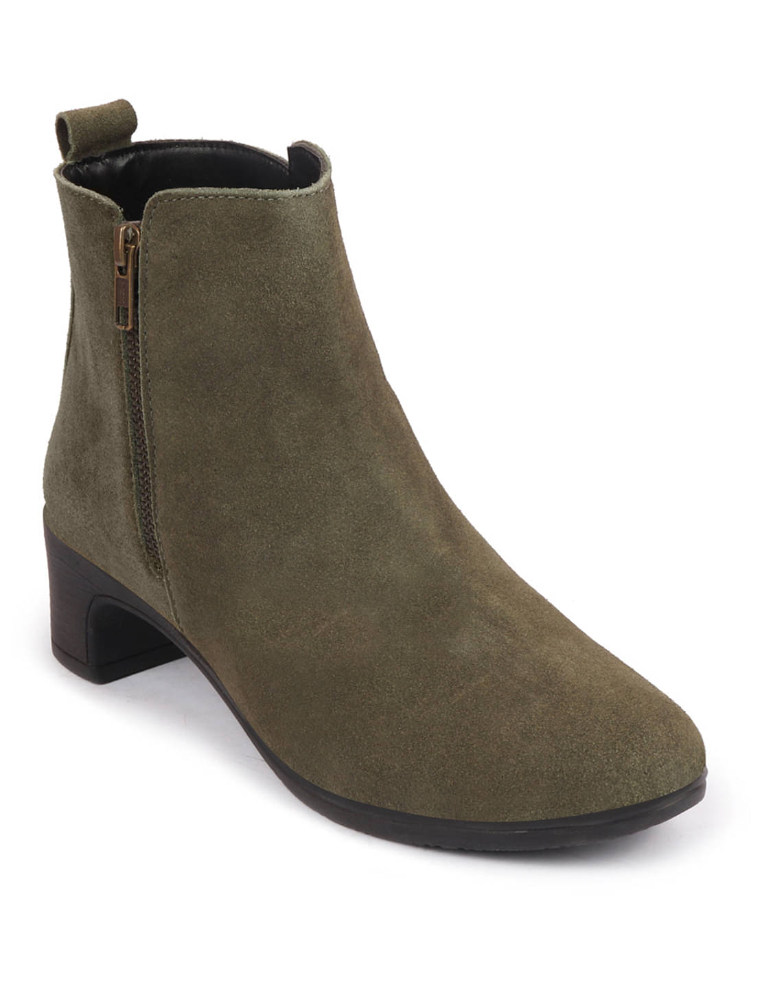     			Fausto - Olive Women's Ankle Length Boots