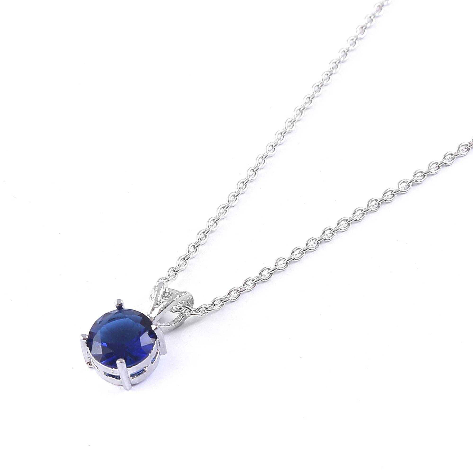     			Jewar Mandi - Blue Pendant ( Pack of 1 )