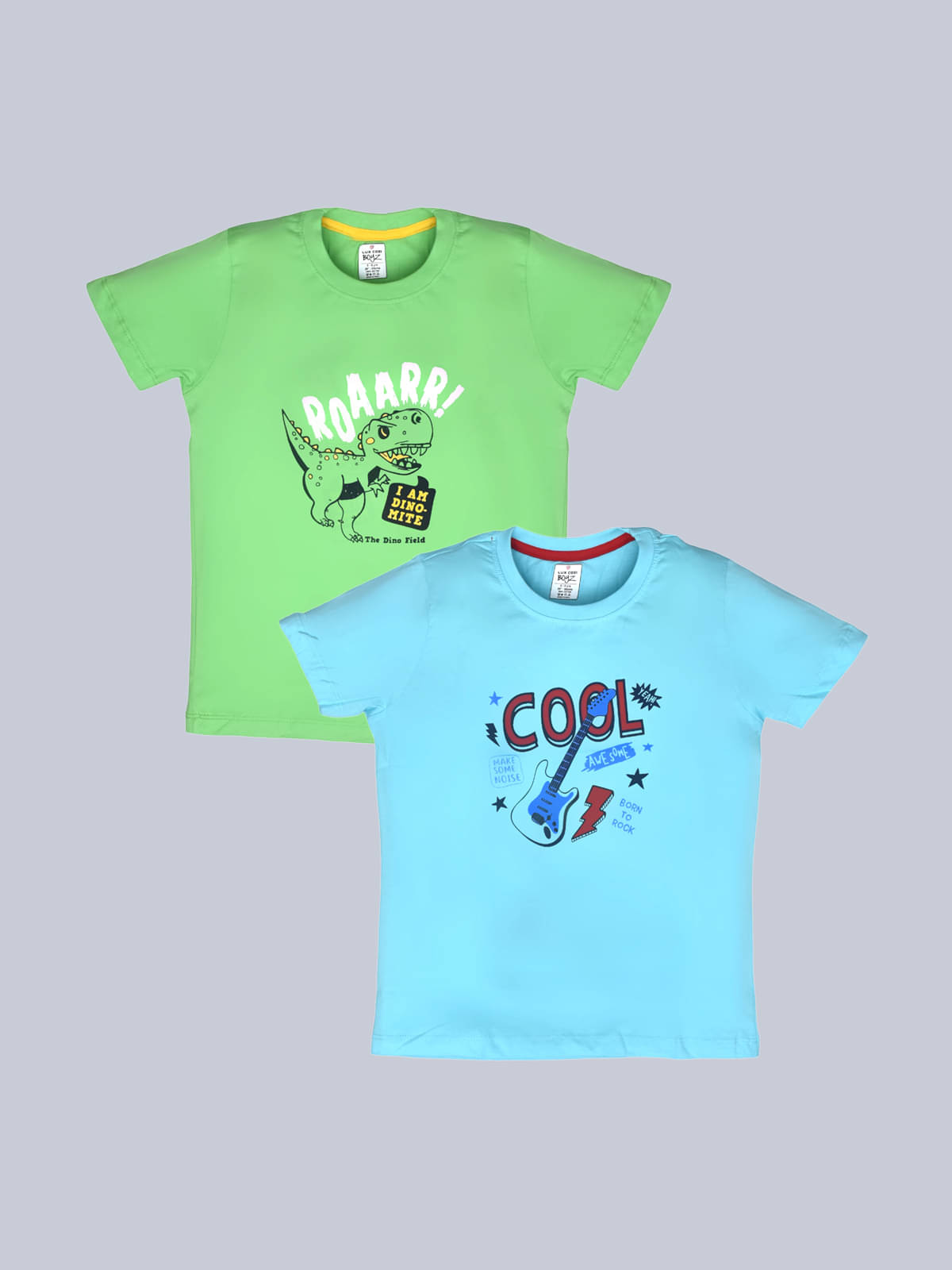     			Lux Cozi Pack of 1 Boys Cotton T-Shirt ( Green )