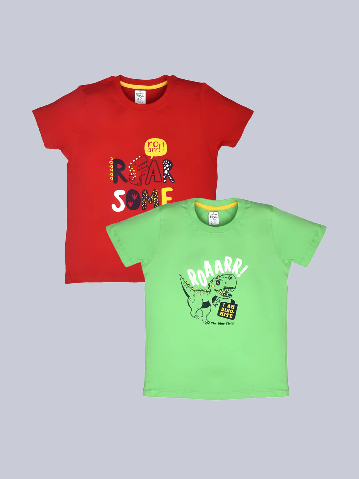     			Lux Cozi Pack of 1 Boys Cotton T-Shirt ( Green )