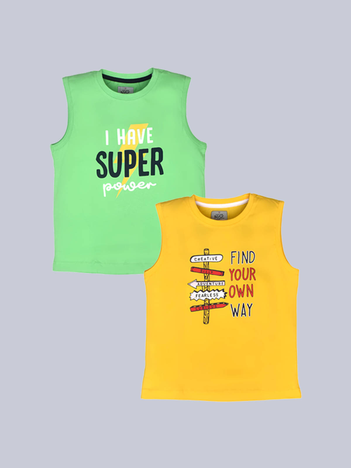     			Lux Cozi Pack of 2 Boys Cotton T-Shirt ( Green )