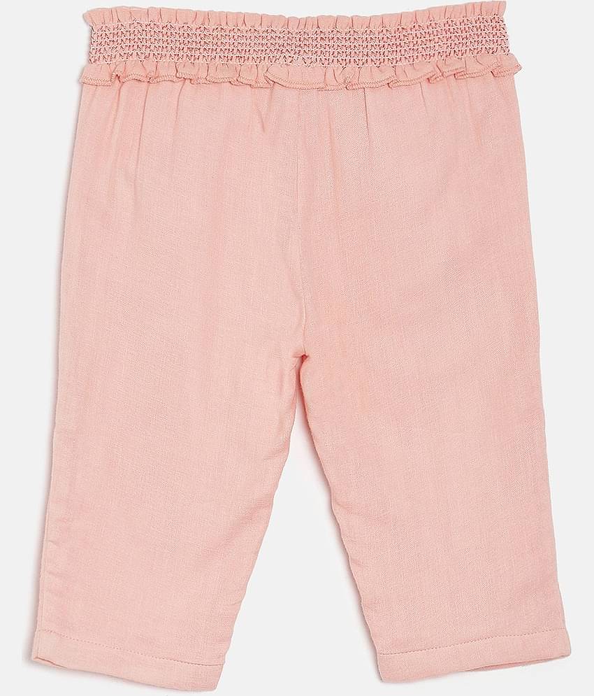 MINI KLUB Baby Girls 100% Cotton 3/4 Th ( Pink )