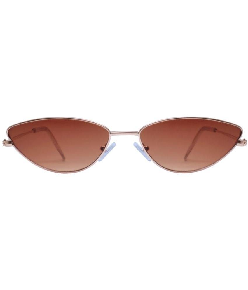    			Peter Jones - Gold Geometric Sunglasses ( Pack of 1 )
