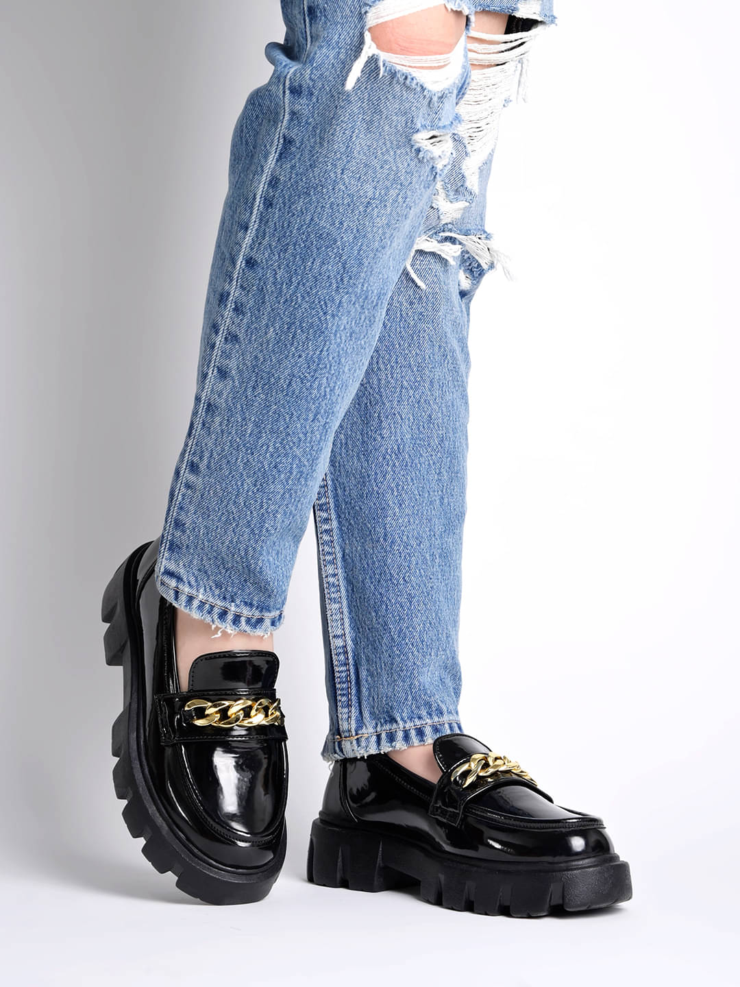     			Shoetopia - Black Women's Loafers